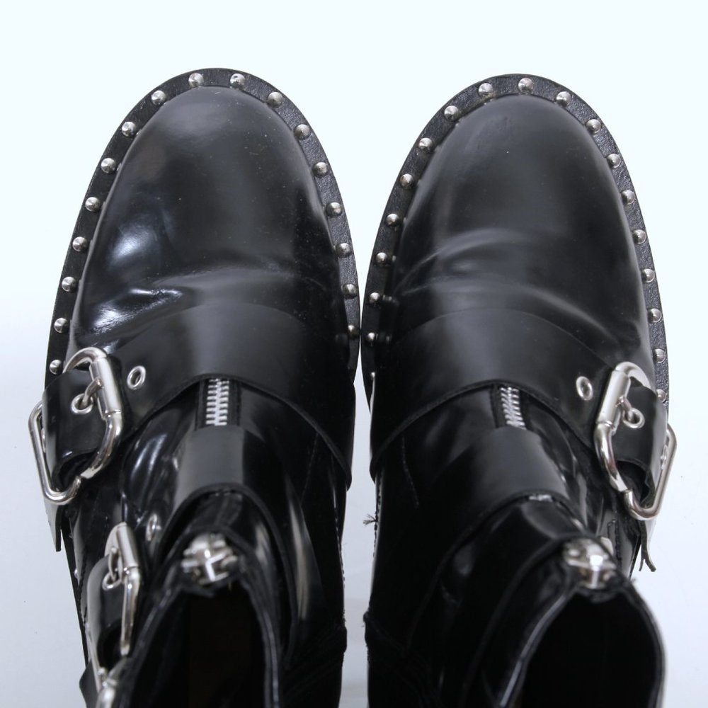 Asos Raid Jack Studded Buckle Ankle Boots - Picture 14 of 16